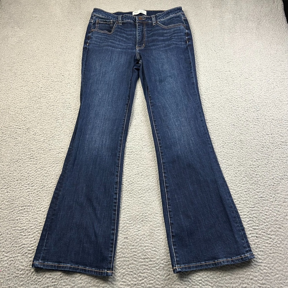 BKE Payton Boot Stretch Jeans Womens Mid Rise Bootcut Blue Denim 28x32